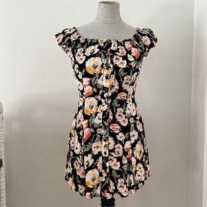 Free People Floral Mini Dress